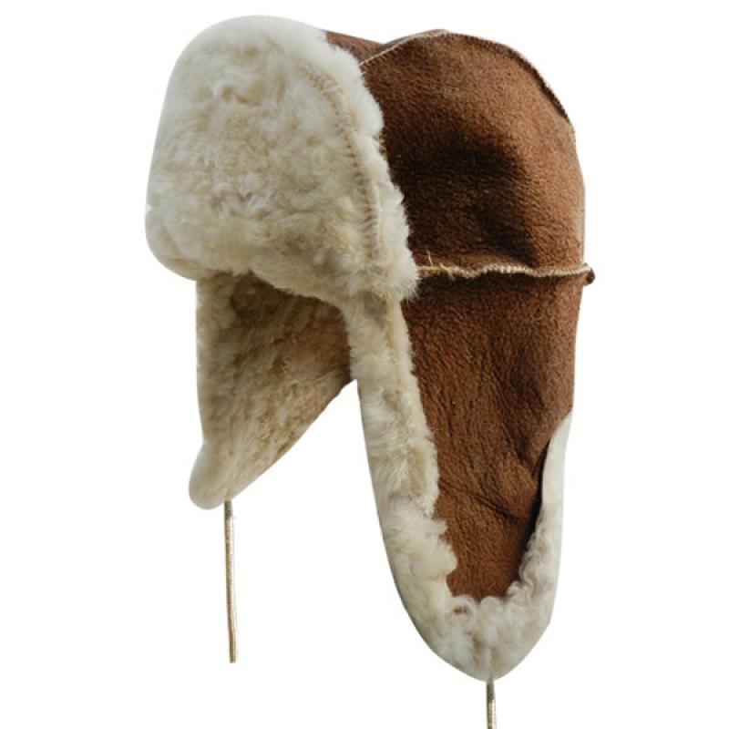 Gorro de Lana de Oveja Estilo Aviador