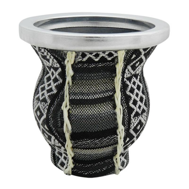 Mate De Vidrio Copita Forrado En Aguayo - Imagen 6