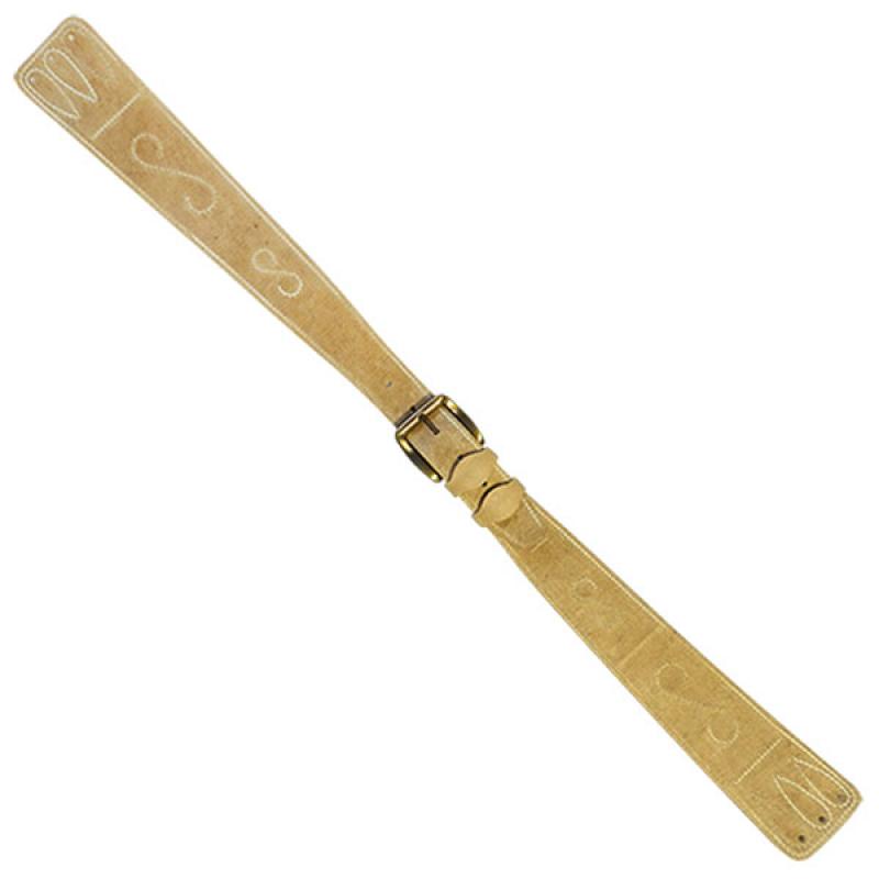 Culero Ancho 8cm De Cuero Crudo Costura Interior - Talles Adultos - Imagen 2
