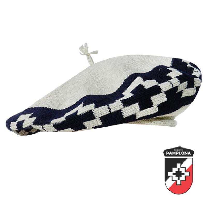 Boina Pamplona De Hilo Con Guarda