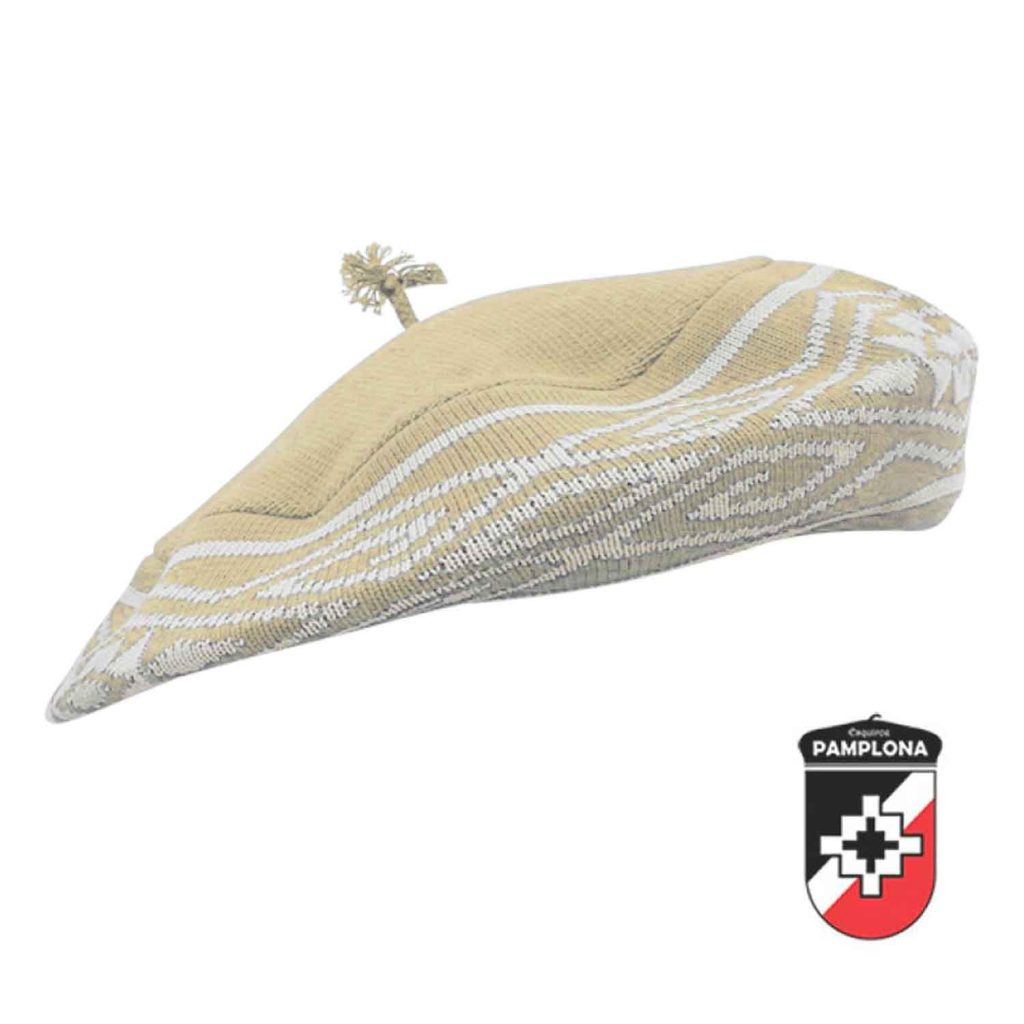 Boina Pamplona De Hilos Con Guarda Etnica - Vuelo 30 cm