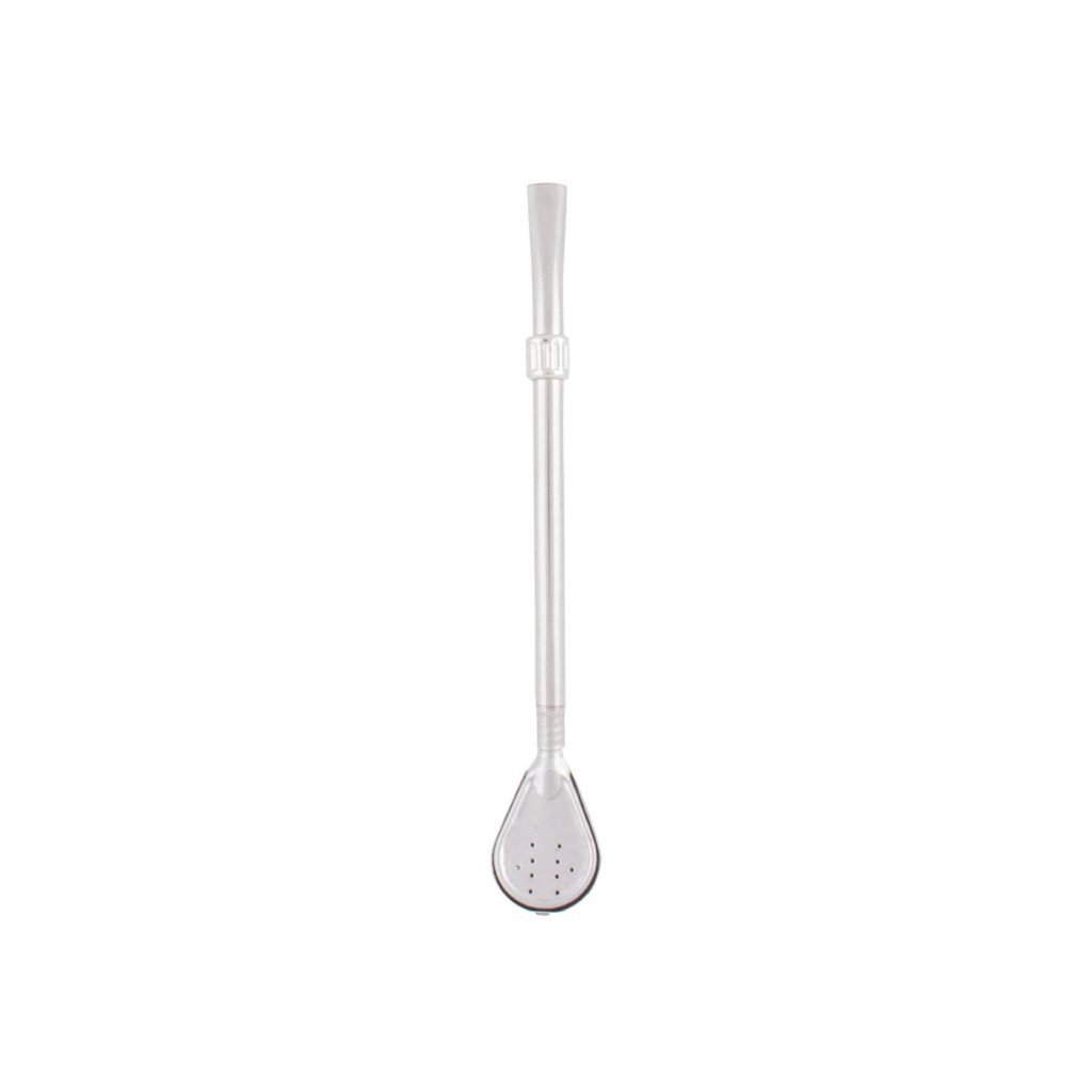 Bombilla Acero Inoxidable Estilo Porongo Desarmable 16 cm