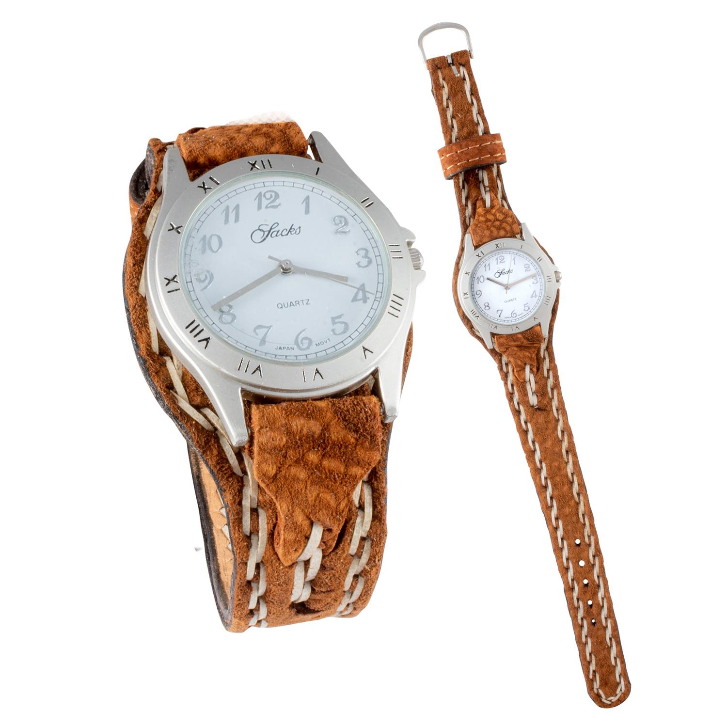 Reloj con Malla Entera de Carpincho para dama - Imagen 2
