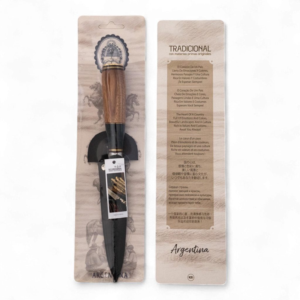 Cuchillo Inoxidable con vaina Cabo regional Variado SCHMIEDEN en Blister