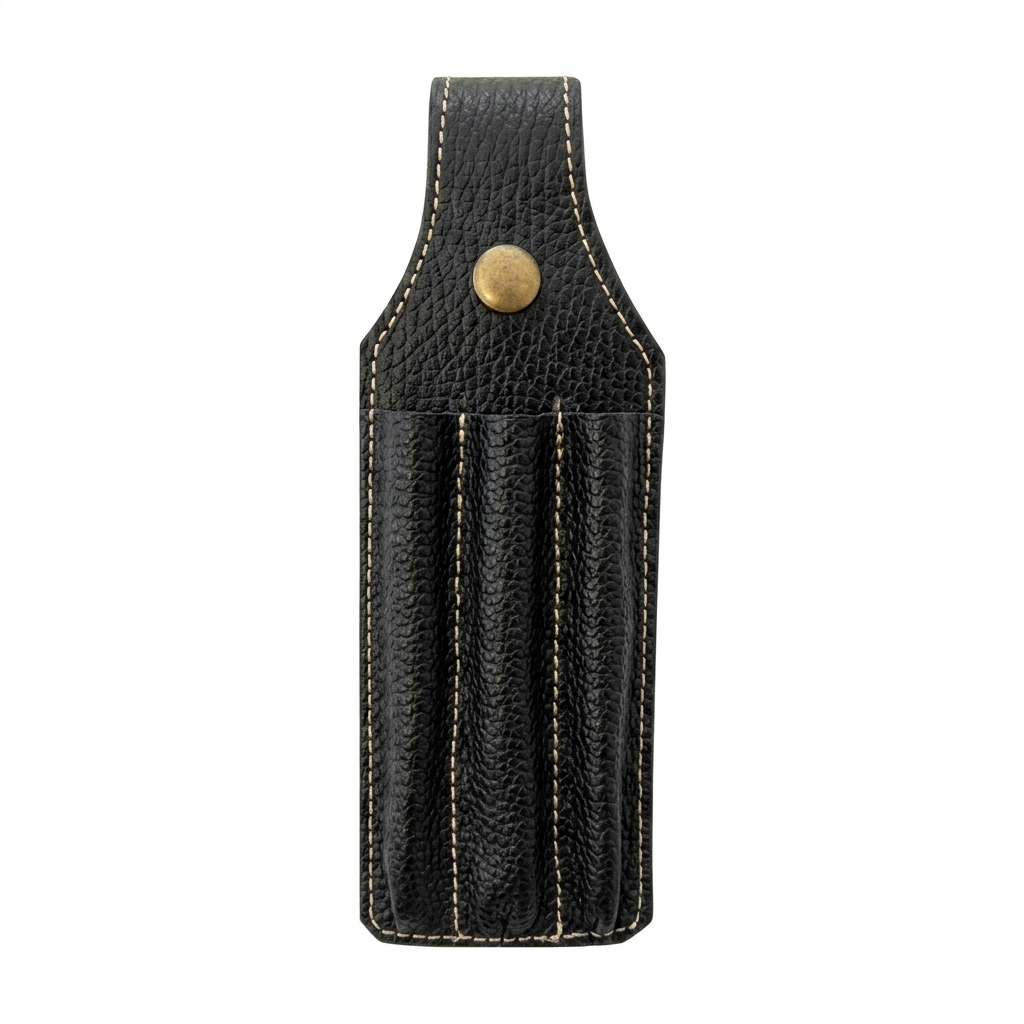 Porta Lapicera De Cuero x 3